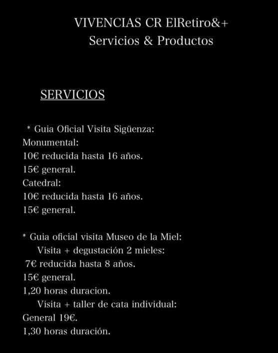 Villa El Retiro & Gastro Vivencias Siguenza Esterno foto